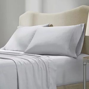 Madison Park Essentials 1200 Thread Count Cotton HeiQ Smart Temp Sheet Set-King